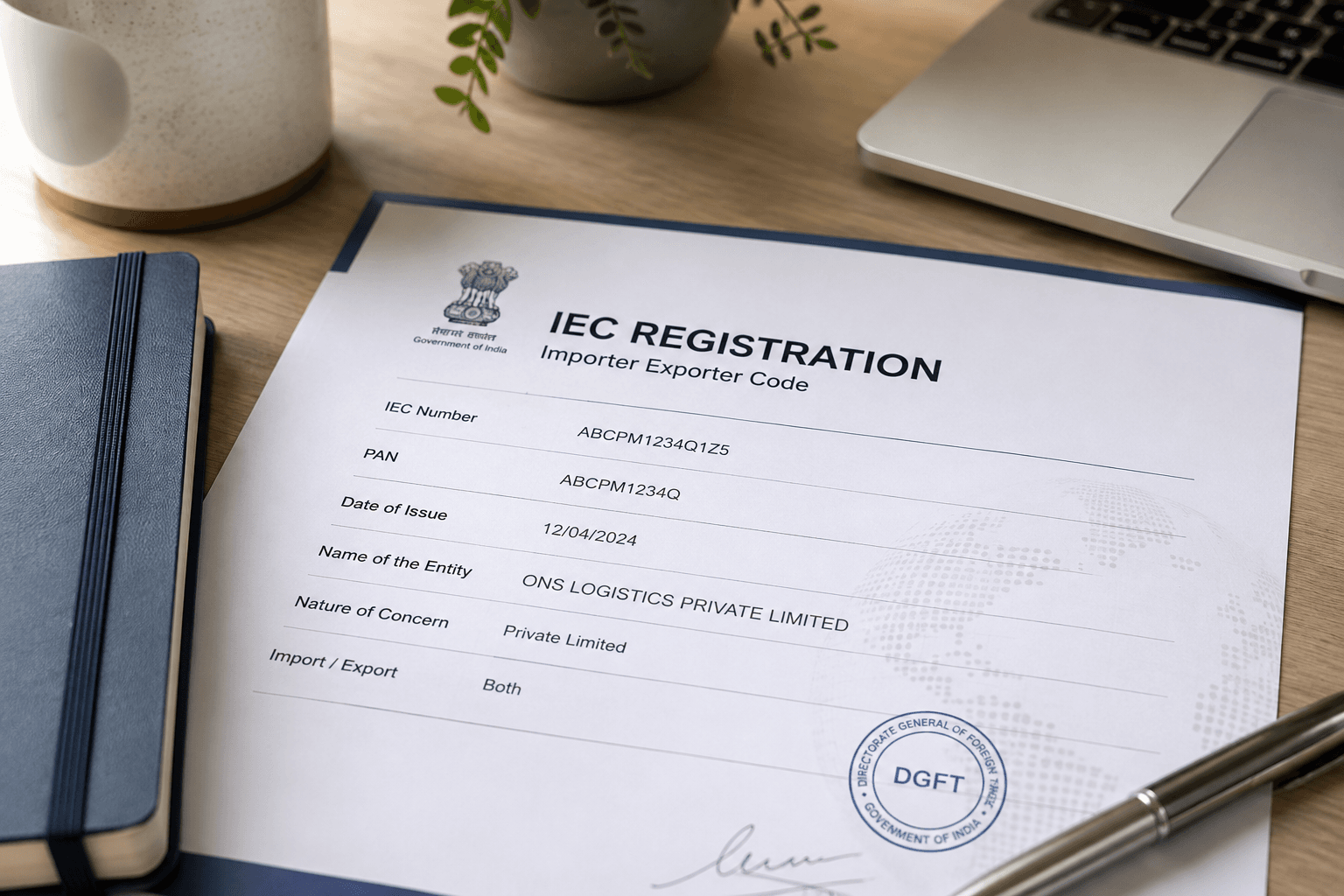 IEC Registration